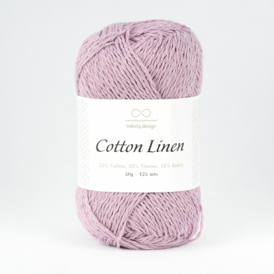 Лот № 56. Пряжа Infinity Cotton Linen (4642 Light Heather, 3 мотка)