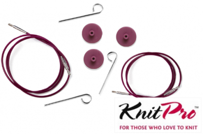 Тросик для съемных спиц Knit Pro, 120 см, 10504
