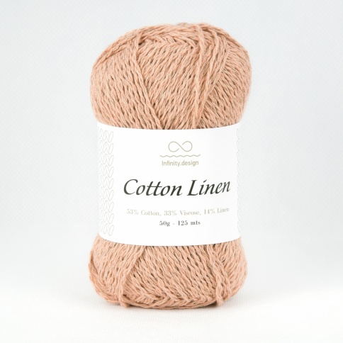 Лот № 59. Пряжа Infinity Cotton Linen (3532 Nude, 4 мотка) фото 1