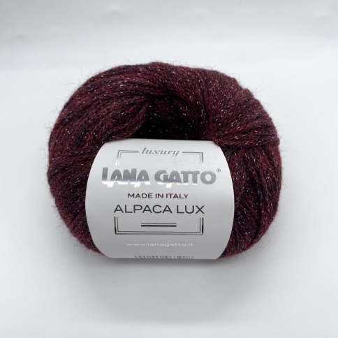 Пряжа Lana Gatto  Alpaca Lux с люрексом фото 2